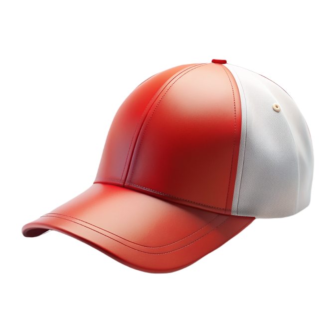 Red and White hat